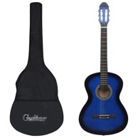 Klasična gitara za početnike s torbom 4/4 39 ", plava